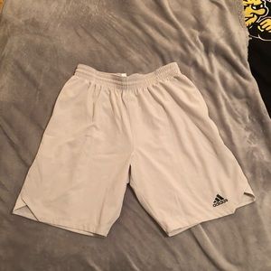 Adidas Off White Athletic Shorts
